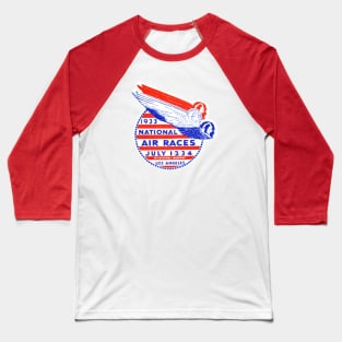 1933 National Air Races in Los Angeles Baseball T-Shirt